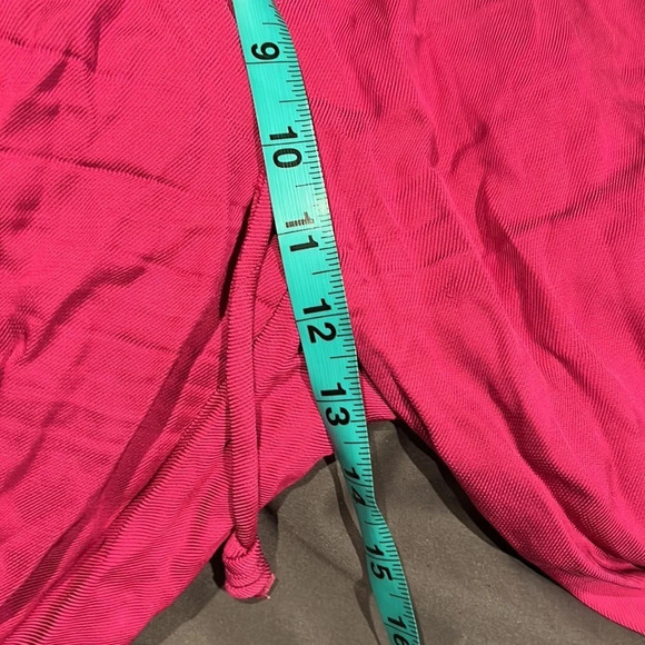 Zara fushia pink flowy trousers pants with drawstrings Sz M blogger fave - Picture 4 of 10